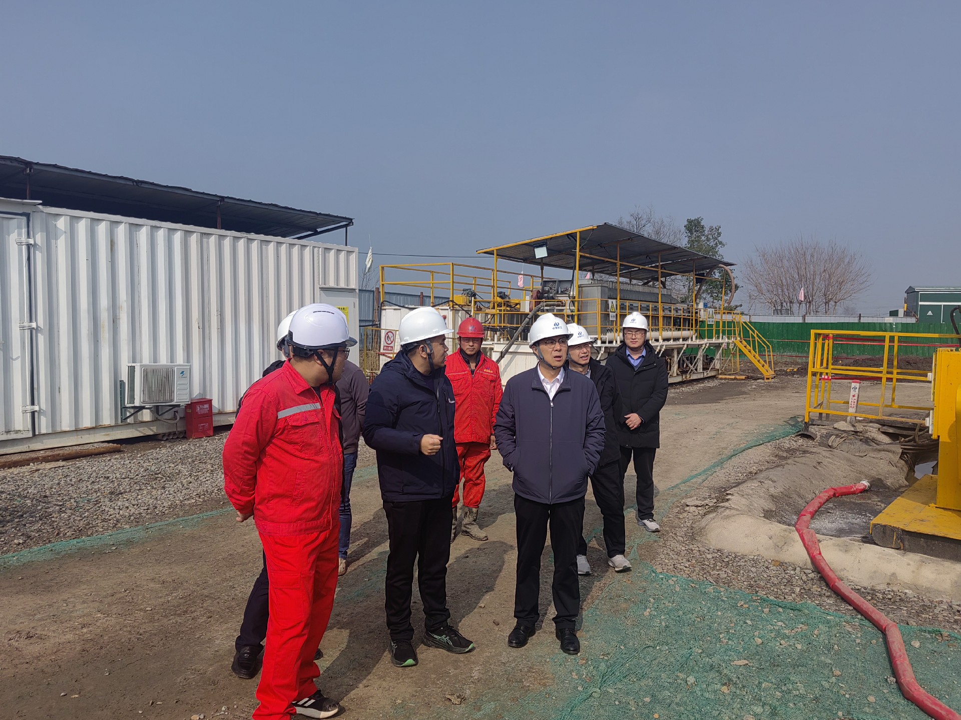 ［检查指导］副局长、总工程师杨文光到我队金坛储库项目现场检查指导