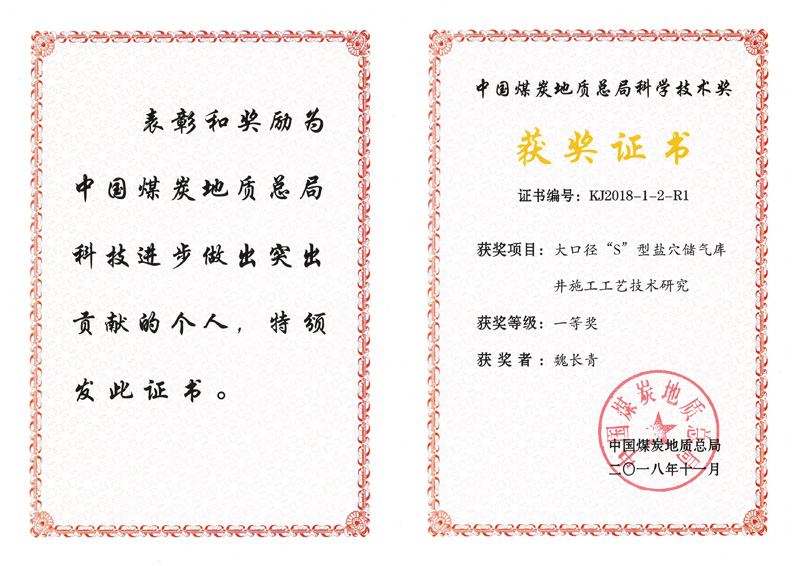 总局科学技术一等奖(2018) 总局科学技术一等奖(2018)